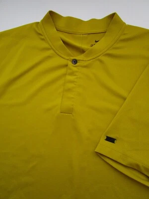Mens Large Nike Tiger Woods TW Blade Golf Polo shirt yellow BV9219 - Image 1 of 4