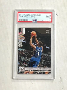 ZION WILLIAMSON 2019-20 Panini Chronicles SP RC #120! PSA MINT 9! HUGE ZION SALE - Picture 1 of 3