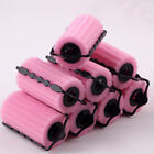 8 Pcs Pink Sponge Hair Curler Man Perming Kit
