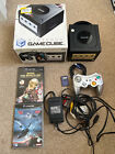 Nintendo Gamecube Black Console Boxed - PAL with games/cable/controller!