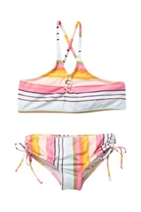 Billabong Big Girl's Sunny Song High Neck 2 Pc Bikini Swimsuit 7/8/10/12/14 - Picture 1 of 2