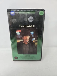 Death Wish 2 II VHS Plastic Clamshell Tape Warner Home Video Charles Bronson - Picture 1 of 11