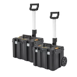 DeWalt TSTAK Mobile Storage Trolley 2 PACK Extendable Handle Heavy Duty NEW UK - Picture 1 of 5