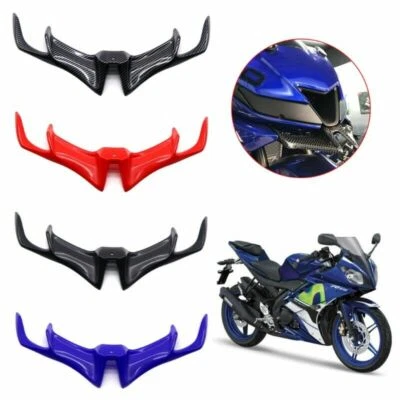 Barbatanas de corrida de carenagem dianteira winglet aerodinâmica para 2017-2020 Yamaha YZF R15 V3 - Imagem 1 de 4