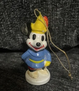 Ornament-Vintage Mickey Mouse Ceramic Christmas Ornament Robin Hood - Picture 1 of 4