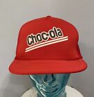 Choc-Ola Hat Red Snapback Trucker Cap Chocolate Chocola Retro Rare Vintage