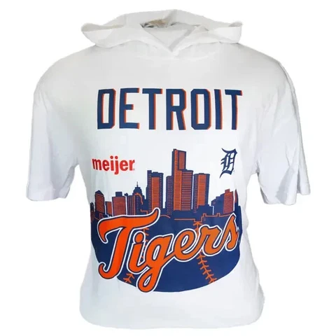 Detroit Tigers Short Sleeve Graphic Hoodie - Comerica Park SGA 06/24/2023 - New Cover