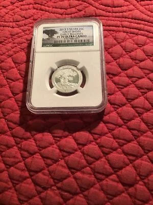 2013-S Silver Great Basin Quarter NGC PF70 Ultra Cameo Early Releases 25C - Image 1 of 2