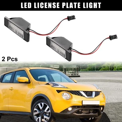 2x Lâmpada LED branca 6000K 18-SMD placa de licença para 2013-2020 Nissan NV200 - Imagem 1 de 4