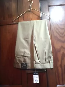 DAVID TAYLOR MEN'S PLEATED PANTS SIZE 36 X 29 COLOR/ KHAKI TAN NEW WITH TAGS - Picture 1 of 7