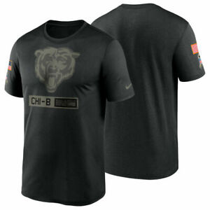 NEW Authentic Nike Chicago Bears Men's NFL Salute to Service T-Shirt - Black