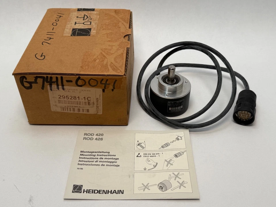 Heidenhain ROD-420-5000-02S12-03 Rotary Encoder 295-281-1C - Image 1 of 4