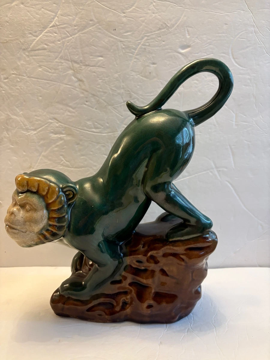 陶瓷古董中国猴子雕像、雕像| eBay