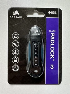 Corsair CMFPLA3B-64GB 64 GB. USB 3.0 Padlock 3 - Picture 1 of 3