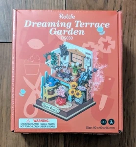 DIY Mini House Dreaming Terrace Garden DS030 - Rolife, Brand New & Sealed - Picture 1 of 4