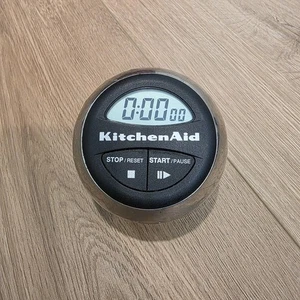 KitchenAid Digital Kitchen Timer Black Chrome Cooks Series - Tested & Working - Picture 1 of 4