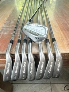 Cleveland TA6 Iron Set 3-9 + CBX 60° Wedge | RH | Reg Flex Steel | 8 Club Set - Picture 1 of 13