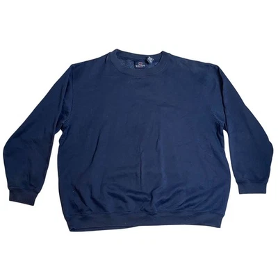 Sudadera Bugle Boy Para Hombre Talla XL Azul Marino Cuello Redondo Pullover Clásica Informal Foto 1 de 4