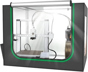 3D Drucker Gehäuse für Bambu Lab A1, A1 Mini mit LED Licht, silber - Bild 1 von 6
