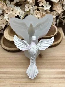 Pigeon Dove Bird handmade silicone mold for crafts - Picture 1 of 9