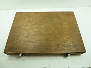 Two Vintage Mitutoyo Micrometers w/ Box & Accessories No. 103-217 & 103-136 - Picture 1 of 11