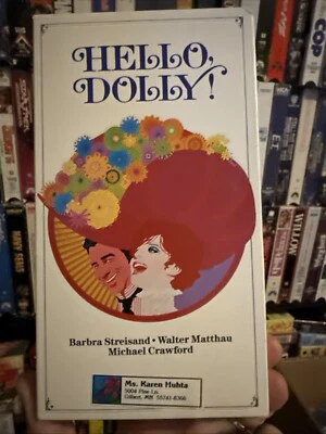 Hello Dolly 1969 VHS Rare W/Insert - Image 1 of 4