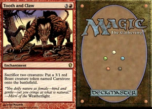 Magic the Gathering -MTG-Tooth and Claw - Picture 1 of 1
