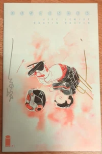Descender #1 exclusivo ECCC 2015 variante Dustin Nguyen Jeff Lemire firmado - Imagen 1 de 4