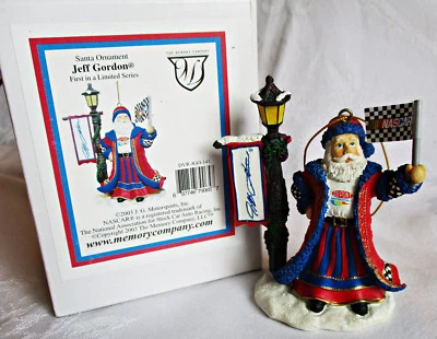 Jeff Gordon Santa Ornamento 2003 1er en serie Memory Company J.G. Deportes de motor  Foto 1 de 4