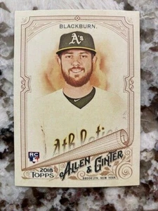 2018 Topps Allen Ginter Base Rookie Card Oakland Athletics Paul Blackburn #206 - Bild 1 von 1