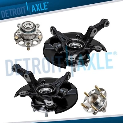 Cojinetes de cubo de rueda trasera con nudillos de dirección delantera para Honda Civic 2006 2007-2011 Foto 1 de 4