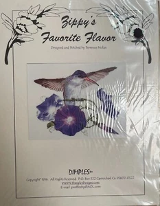 DIMPELES DESIGN ZIPPY'S FAVORITE FLAVOR CROSS STITCH PATTERN TERRENCE NOLAN - Picture 1 of 2
