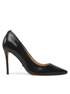 DECOLLETE Guess Donna FLTS13 LEA08 Pelle NERO Sconto  -25% - Imagen 1 de 5