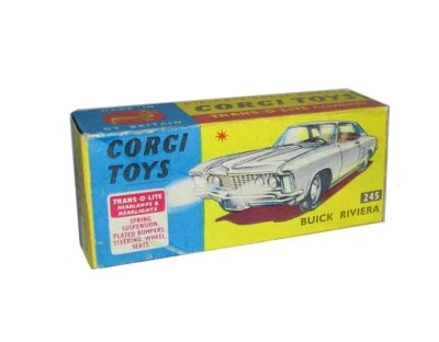 Corgi toys boîte box repro 245 buick riviera