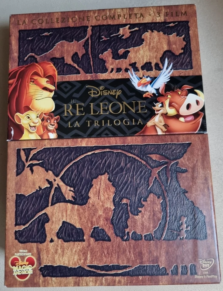 Dvd Il re leone la trilogia cofanetto rarissimo,molto ricercato e da collezione - Immagine 1 di 1