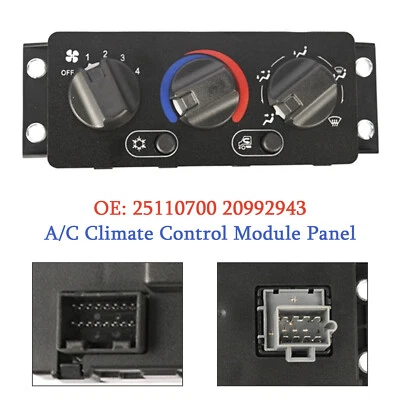 A/C Climate Control Module Panel 25110700 20992943 for Mack Truck ZA - Image 1 of 4