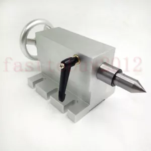 Tailstock con centro morto MT2 per incisione CNC parti asse rotante 4° asse - Foto 1 di 9