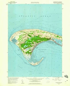 Provincetown, MA - 1958 USGS Topographic Map – Premium Matte Print – Historic MA - Picture 1 of 1