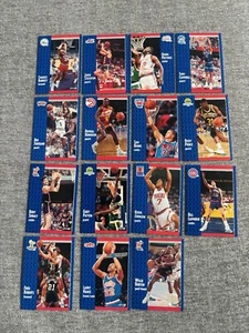 Lote de 15 tarjetas de baloncesto Fleer Tony's Pizza 1991-92 Charles Barkley John Stockton - Imagen 1 de 2