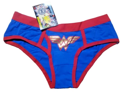 DC COMICS SUPERMAN Women's Sexy Underwear Blue Red Supergirl WF Medium NEW TAGS - Image 1 of 4