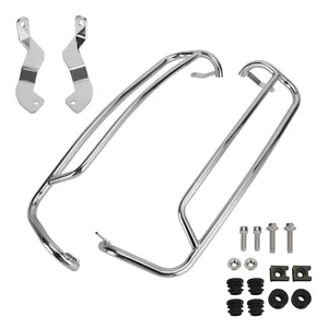 Bumper Engine Protection Guard Crash Bar Silver Fits For Vespa Gts Gtv 300 21-22 - Picture 1 of 12