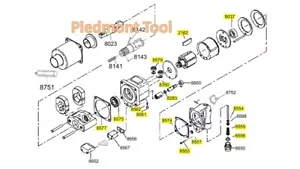 2950-TK2 Ingersoll Rand kit de puesta a punto con rodamientos para modelo 2950, parte 2950-TK2 - Imagen 1 de 1