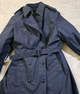 Military Defense Logistics Agency Army Navy Trench Coat 18S Armed Forces - Picture 1 of 8