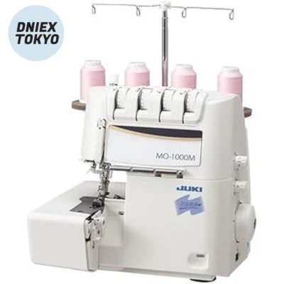 JUKI MO-1000M Shululu Overlock Sewing Machine AC 100V 4 thread Auto Threading - Image 1 of 4