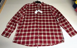 NWT's Rowm Red Multicolor The Lodge Button Down Shirt XXL 2XL $79.50 - Picture 1 of 5