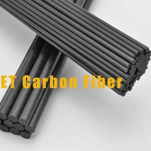 Ø1-3mm 4 5 6mm 7 8mm 9mm 10mm 12mm 14mm 15 16 18 20mm X 500mm Carbon Fiber Rod - Picture 1 of 6