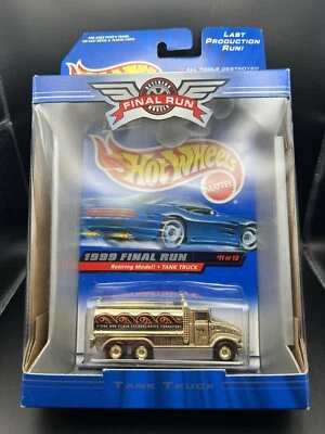 Hot Wheels 1999 Final Run Tank Truck in Gold - Unopened - Image 1 of 3