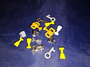 LEGO Mini Trophy cup chalice key gold LOT clear gray white mug - Picture 1 of 4