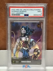 2022 DC Chapter 1: Wonder Woman Legendary A3417 PSA 9 Mint (Card Only) - Picture 1 of 1