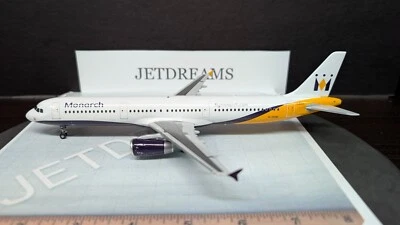 1/200 MONARCH AIRLINES AIRBUS A321-200 2006'S COLORS G-OXBL GEMINI JETS - Image 1 of 4